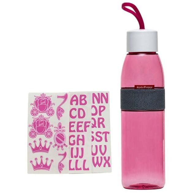 Forget Me Not Water Bottle Ellipse 500ml - Pink Princess