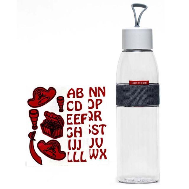 Forget Me Not Water Bottle Ellipse 500ml - White Knights