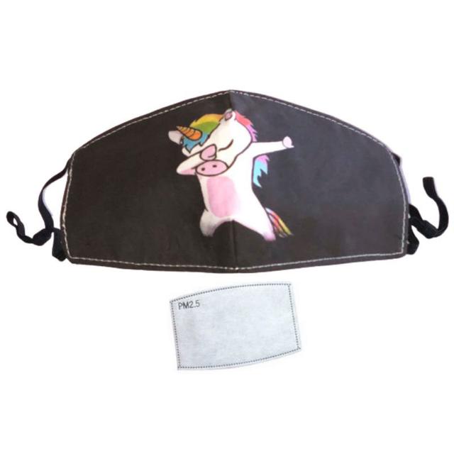 Forget Me Not - Kids' Face Mask + 1 Filter - Unicorn Dab