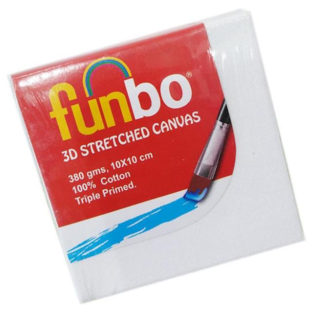 Funbo - Stretched 3D Canvas 380gms - 10x10cm