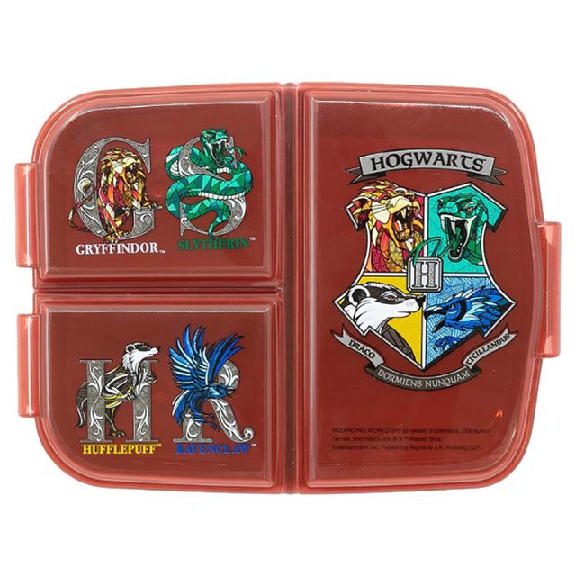 Disney - Multi Compartment Sandwich Box Harry Potter Shields