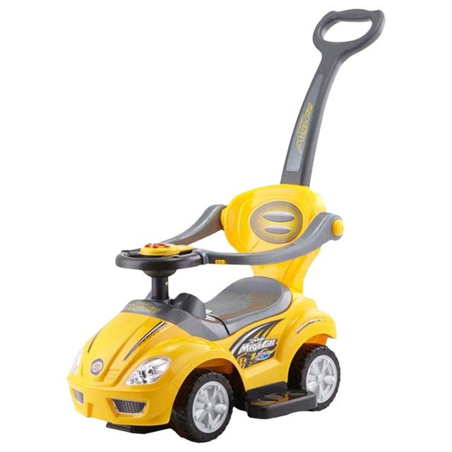 Factual Toys - 3-in-1 Pusher Mega Electric Car - Yellow