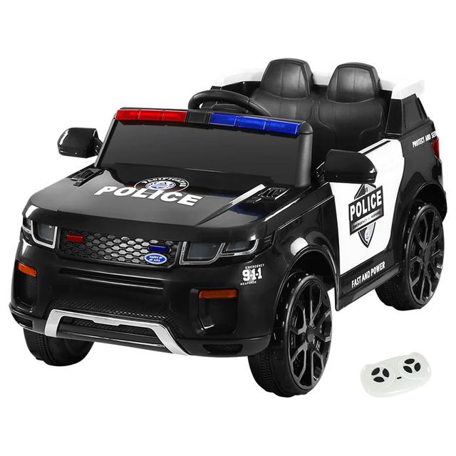 Factual Toys - Kids Electric Police Car - 12V - Black