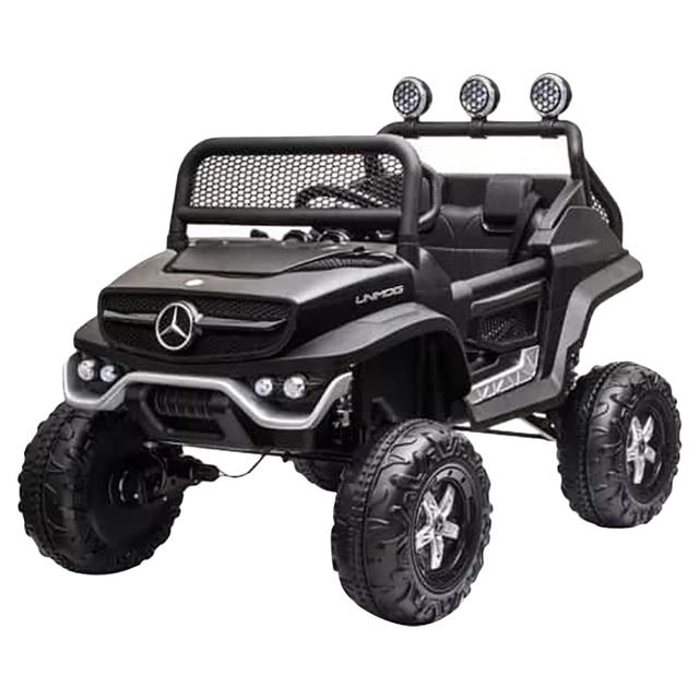 Mercedes Benz - Unimog Junior Rideon Electric Car 12V - Black