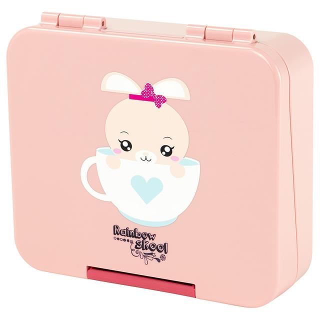 Rainbow Skool - 4 Compartment Mini Lunchbox - Pink Bunny Cupcake (Exclusive)