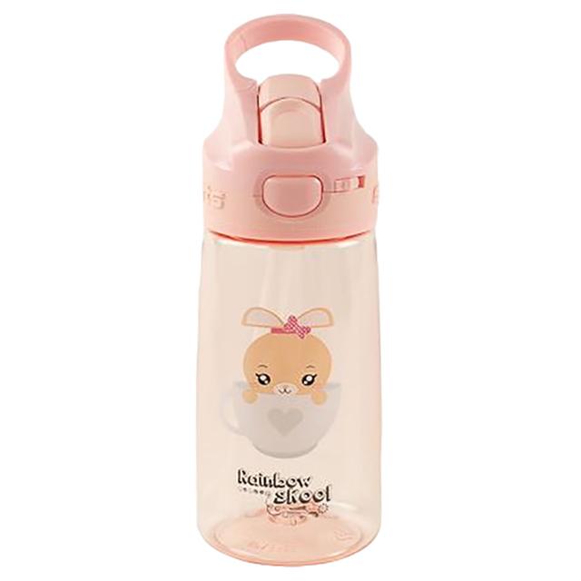 Rainbow Skool - Straw Kids Water Bottle - Bunny Cup - 450ml (Exclusive)