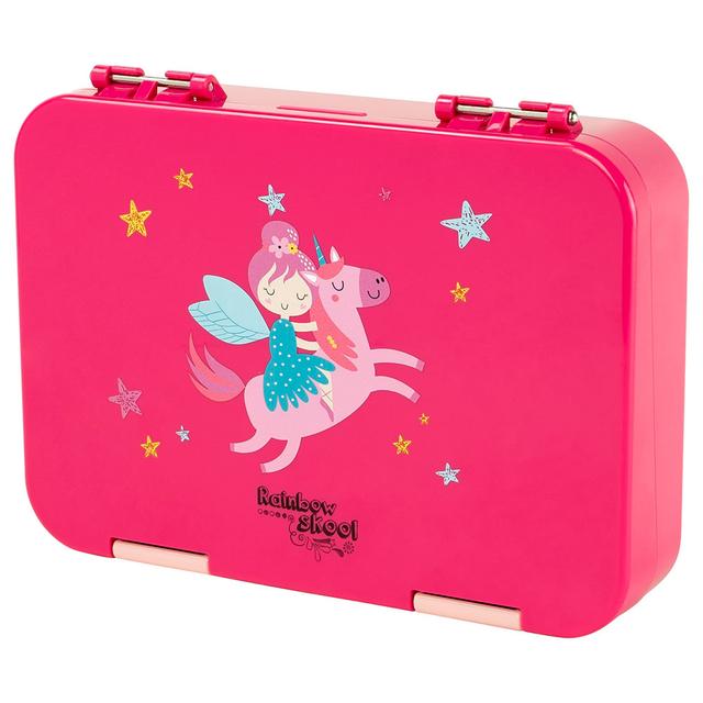 Rainbow Skool - 4/6 Compartment Lunchbox - Pink Fairy (Exclusive)