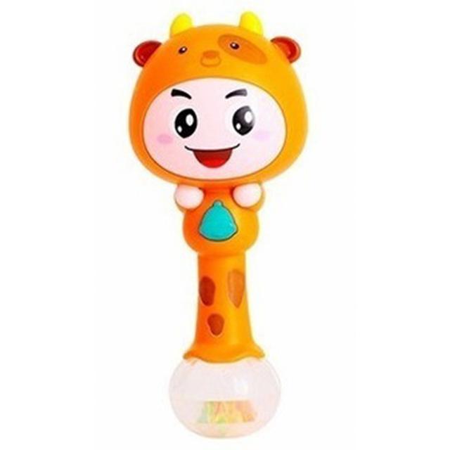 Hola - Baby Toys Rattle with Music for 3+ m - Orange