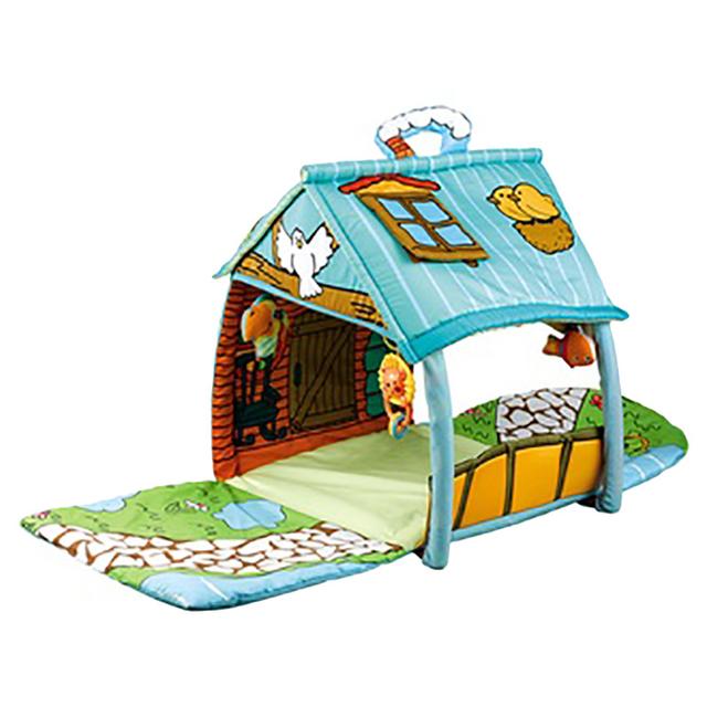 Little Angel - Baby Gym Activity Play Mat House Tent - Multicolor