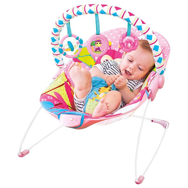 Mastela - Baby Bouncer W/Vibrating For Newborn - Pink