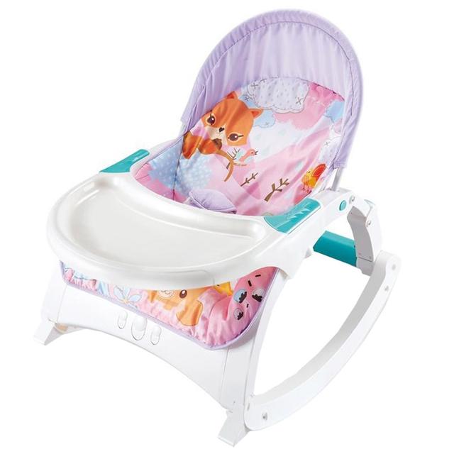 Little Angel - Baby Portable Rocker Bouncer Musical Chair - Purple