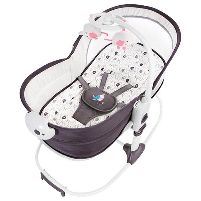 Mastela - 6 In 1 Baby Bassinet And Rocker - Brown