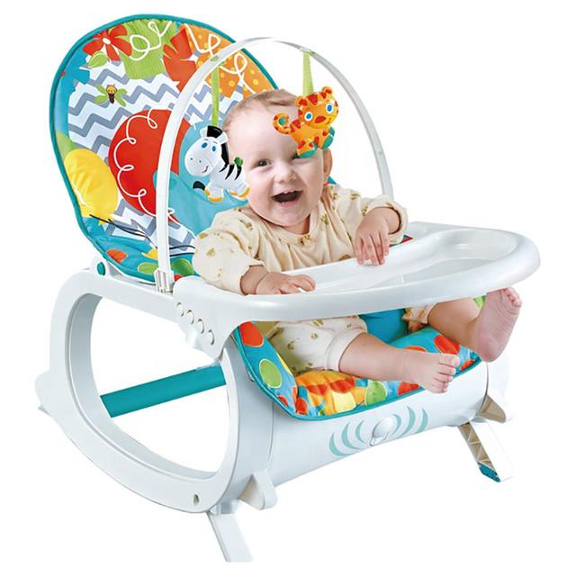 Little Angel - Baby Rocker Swing Newborn-To-Toddler - Blue