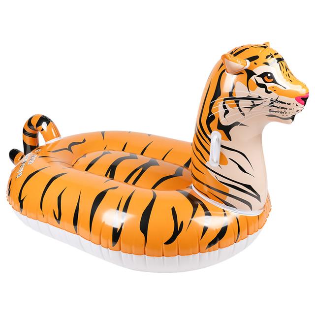 AirMyFun - Giant Tiger Float - Yellow - Inflatable Pool Float