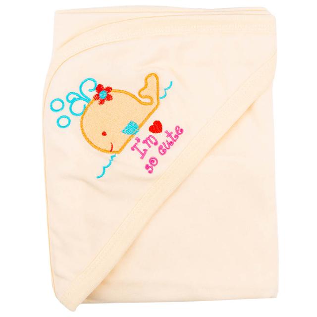 Night Angel - I'm So Cute Baby Hooded Blanket - Cream