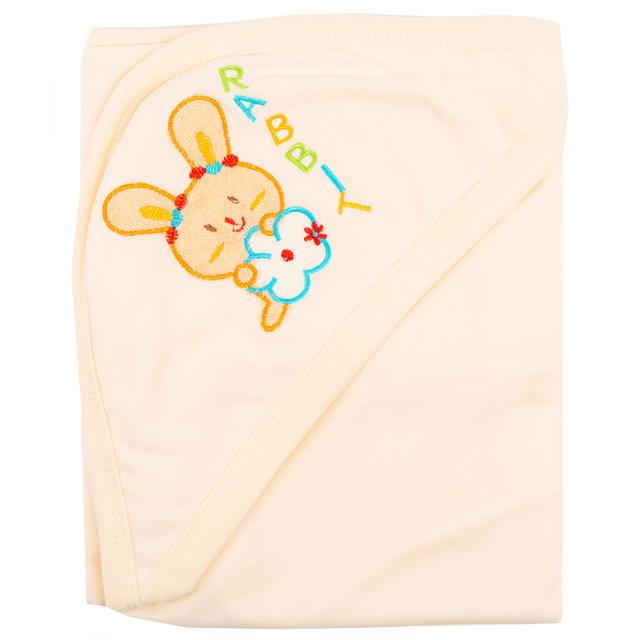 Night Angel - Rabbit Baby Hooded Blanket - Cream