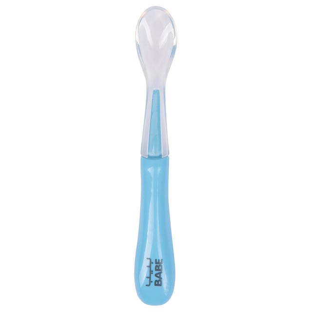 Babe - Baby Silicone Spoon - Blue