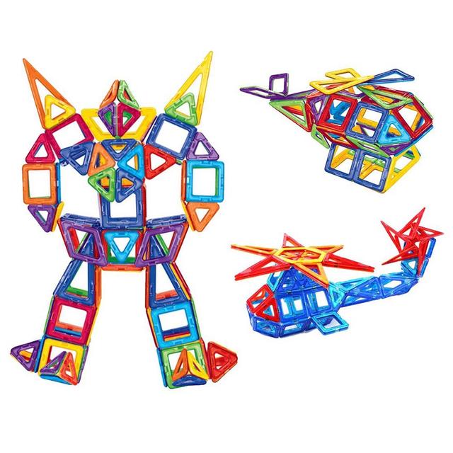 Little Angel - Kids Magnetic Building Blocks Tiles Toy Play Set 