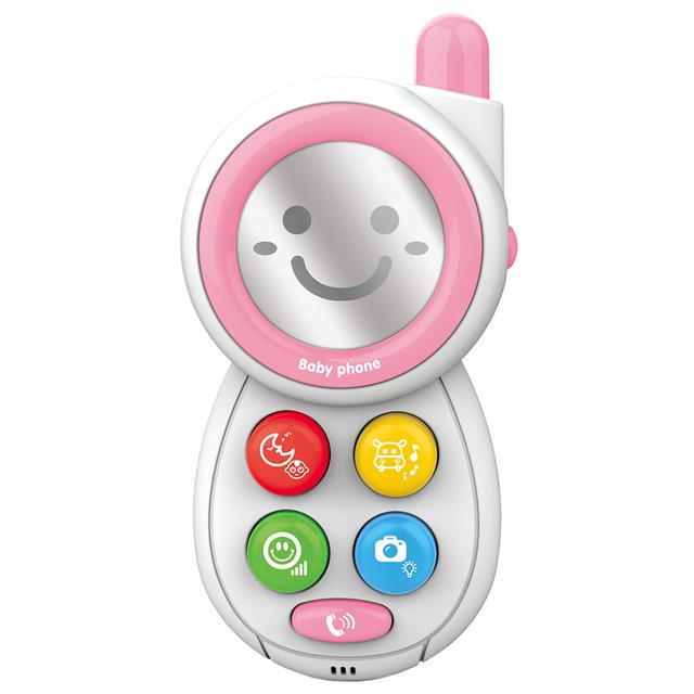 Huanger - Baby Educational Phone Toy for 6+ Months - Pink