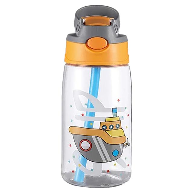 Little Angel - Kids Straw Water Bottle 480ml - Orange