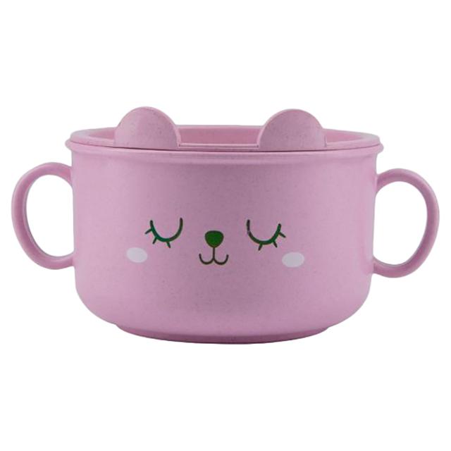 Little Angel - Kids Feeding Bowl w/ Handle - Pink