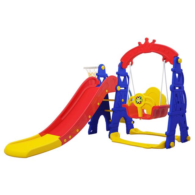 Little Angel - Kids Toys Slide & Swing - Colorful_3y