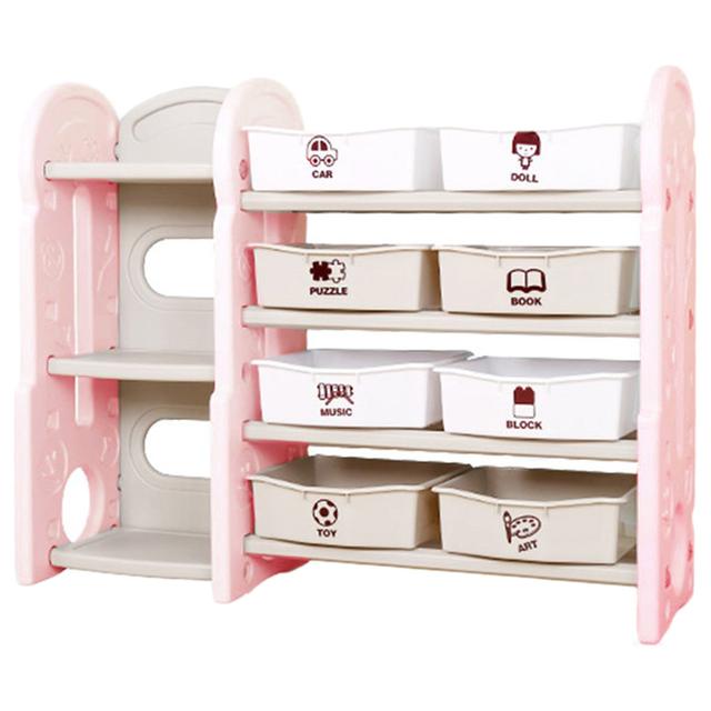 Little Angel - Toys Organizers & Toy Storage Rack - Pink