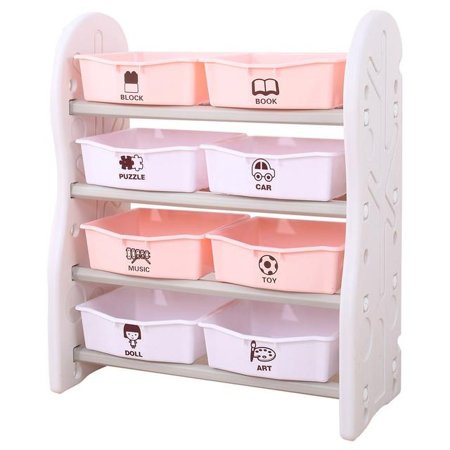 Little Angel - Toys Organizers & Toy Storage Rack - Pink