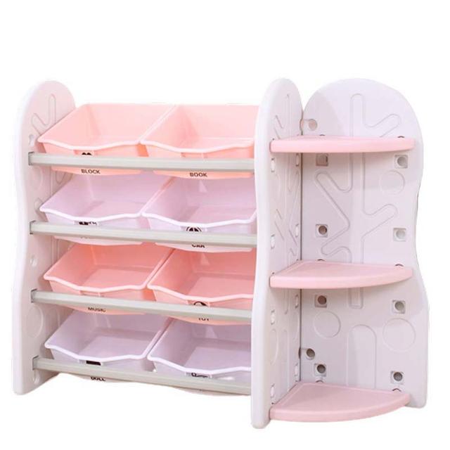 Little Angel - Kids Toys Storage Multipurpose Rack - Pink