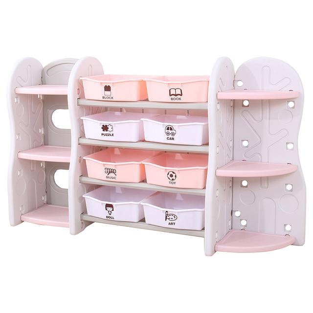 Little Angel - Toys Organizers & Multi Storage Rack D - Pink