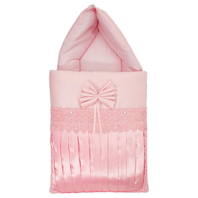 Little Angel - Baby Sleeping Bag Cotton Carry Nest Pod - Pink