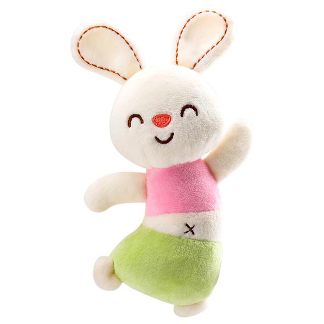 Little Angel - Baby Toys Hanging Rattle Soft Toy - Bunny - Ivory