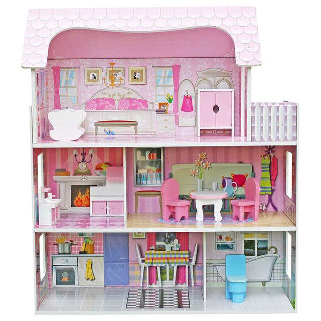 Little Angel - Doll House Furniture Playset - Light Pink