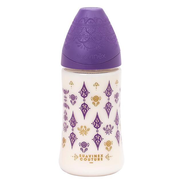 Suavinex - Premium Silicone Feeding Bottle 270ml - Lilac