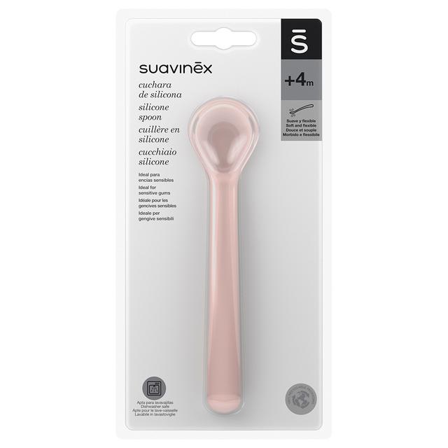 Suavinex - Hygge Silicone Spoon - Pink