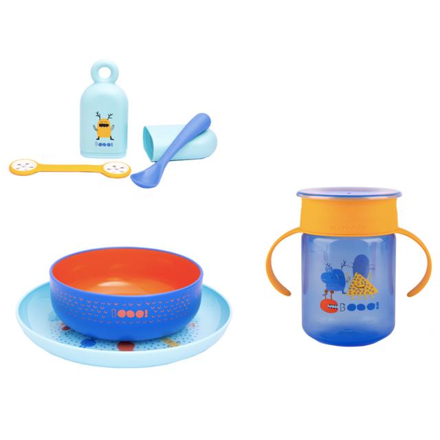 Suavinex - Sale Bundle Feeding Set On The Go Blue