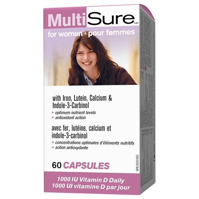 Webber Naturals - Multisure Women Capsules - 60pcs