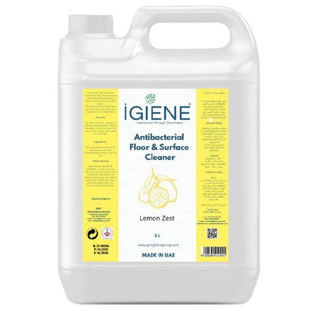 Igiene - Floor & Surface Cleaner - Lemon Zest - 5L