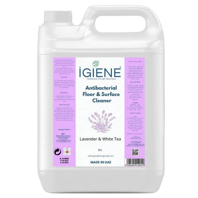 Igiene - Floor & Surface Cleaner - Lavender & White Tea - 5L