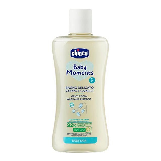 Chicco - Baby Moments Gentle Body Wash And Shampoo - 200ml