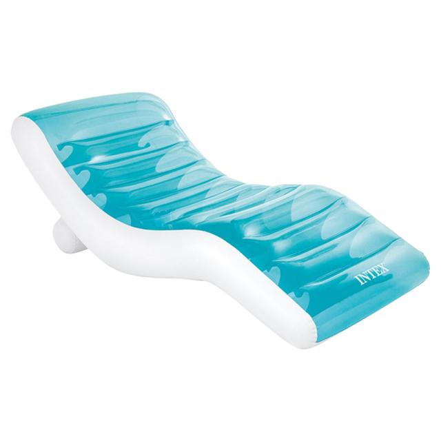 Intex - Splash Inflatable Lounge - Blue - Inflatable Pool Float