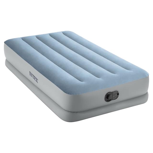 Intex - Twin Dura-Beam Comfort Airbed w/ Fastfill USB Pump