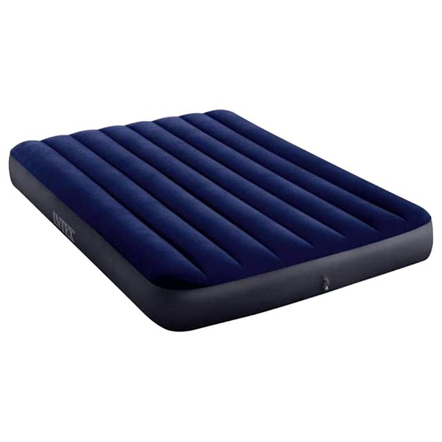 Intex - Full Dura-Beam Series Classic Downy Airbed - Navy