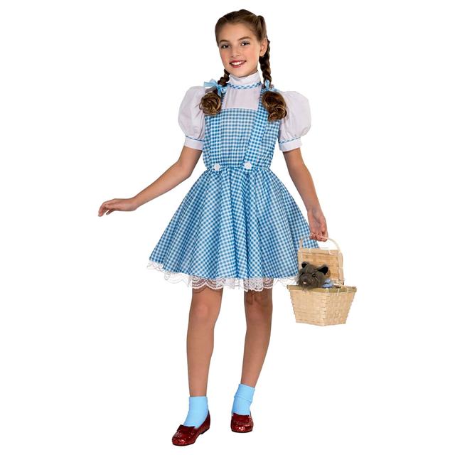 Brain Giggles - Wizard Of Oz Dorothy Girls Costume - Blue