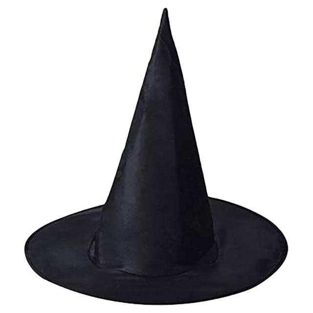 Brain Giggles - Halloween Costume Witch Hat Accessory - Black