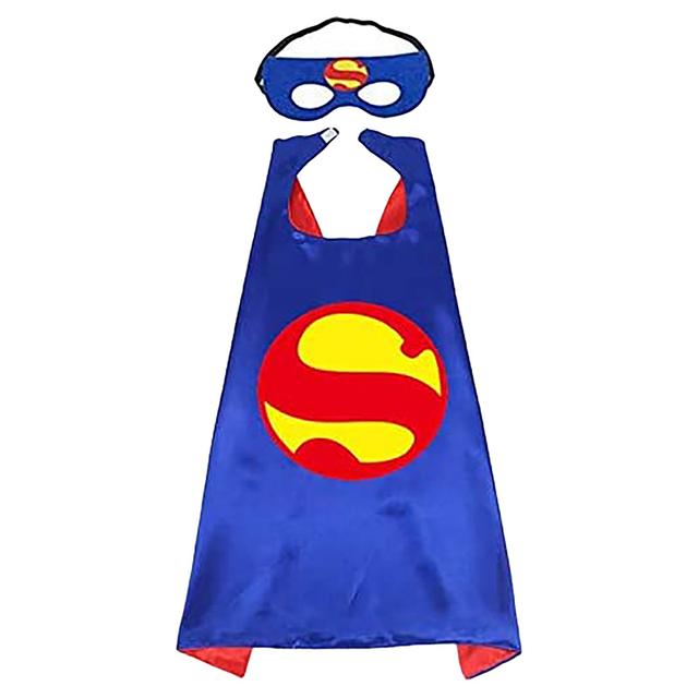 Brain Giggles Superman Cape Costume Set With Mask - Blue