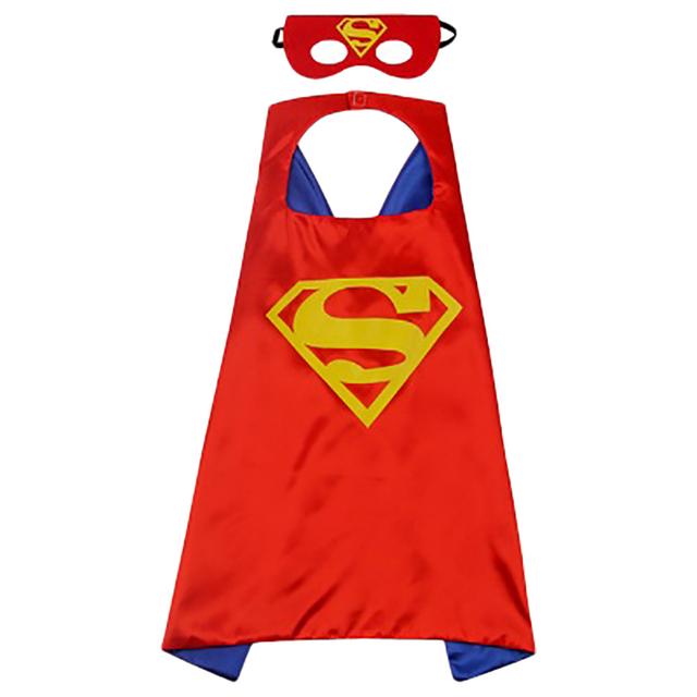 Brain Giggles Superman Superhero Cape With Mask Halloween Costume