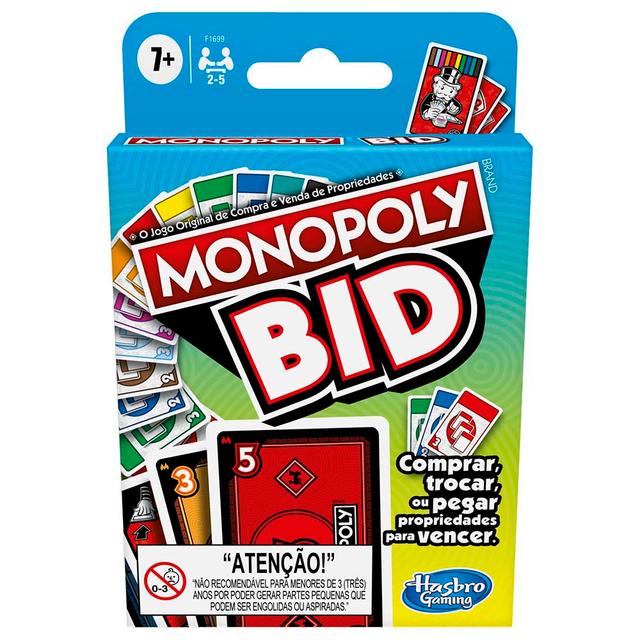 Monopoly - Bid Game Quick Playing Card Game