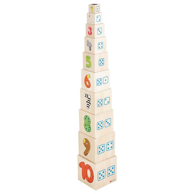 Haba - Willy's Number Stacking Tower 11pcs