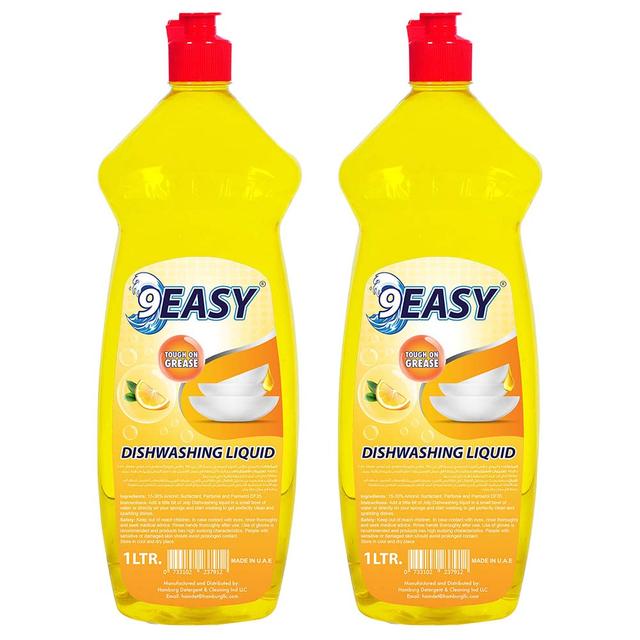 9EASY - Dishwashing Liquid 1L Pack of 2